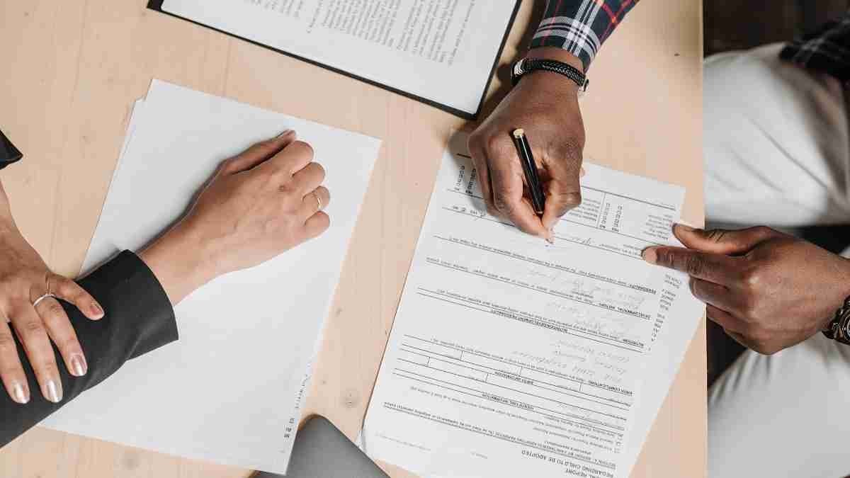 writing in a paper
